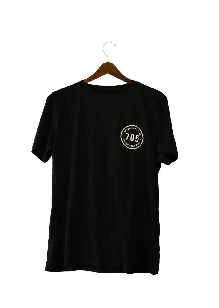 t shirt polo black